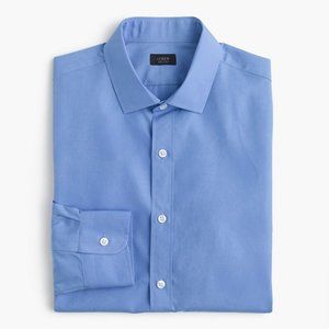 J. Crew Ludlow Slim-Fit Yarn-Dyed Shirt in Blue